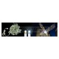  Rideau LED Blc chd&Flash-2x1,5 