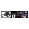  Guirlande LED Blanc&Flash-10m 
