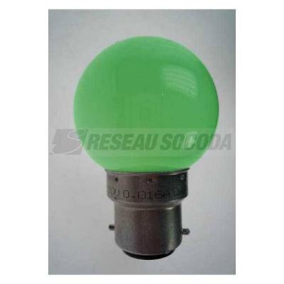  Lampes Led B22 vert -Lot 25pc 