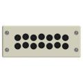  Plaque pass. cbl. 14 entr�es 