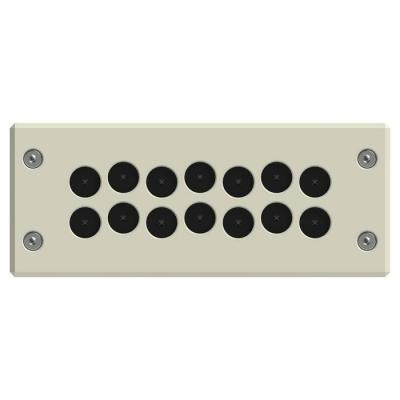  Plaque pass. cbl. 14 entr�es 