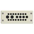  Plaque pass. cbl. 22 entr�es 