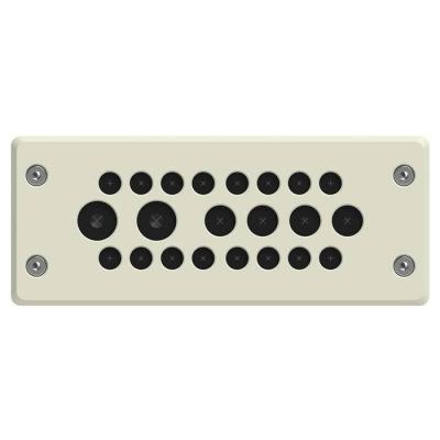  Plaque pass. cbl. 22 entr�es 
