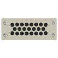 Plaque pass. cbl. 23 entr�es 