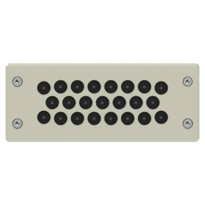  Plaque pass. cbl. 23 entr�es 