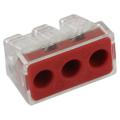  Borne connex 3 entr�es 6mm� 