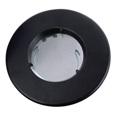  Collerette fixe noir IP65 