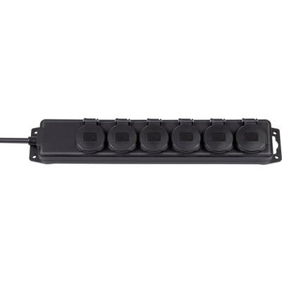  Multiprise IP44 6 prises, 2m H 