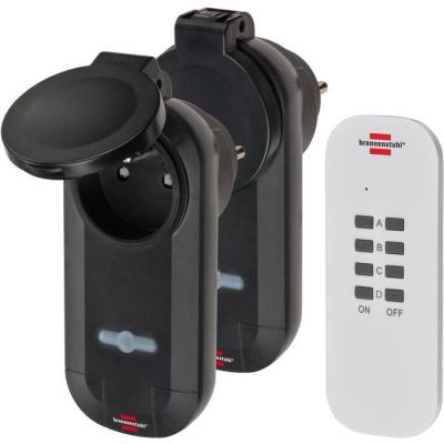  Lot de 2 prises t�l�command�es 