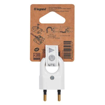  FICHE M 2P ANNEAU PLAST BLANC 