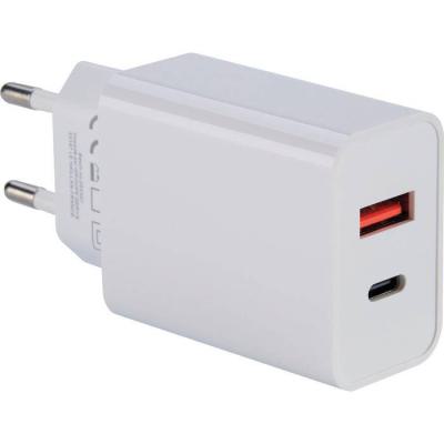  CHARGEUR USB-C+USB-A QC+PD 20W 