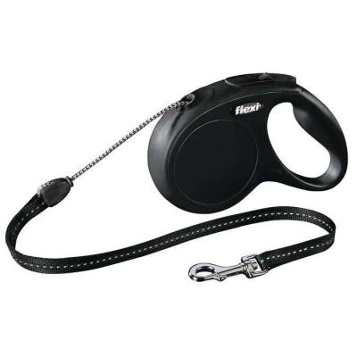 LAISSE FLEX CORDON M 5M NOIR 