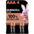  DURACELL PLUS 100%  AAA X4 