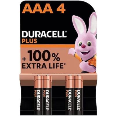  DURACELL PLUS 100%  AAA X4 
