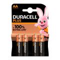  DURACELL PLUS 100%  AA X4 