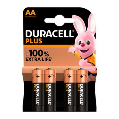  DURACELL PLUS 100%  AA X4 