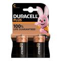  DURACELL PLUS 100%  C X2 