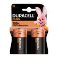  DURACELL PLUS 100%  D X2 