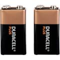  DURACELL PLUS 100%  9V X2 