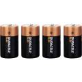 DURACELL PLUS 100%  D X4 