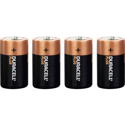  DURACELL PLUS 100%  D X4 