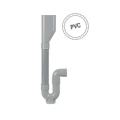  SIPHON M.A.L.DBLE HORIZ.PVC 