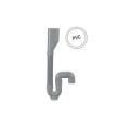  SIPHON M.A.L.DBLE VERT. PVC 