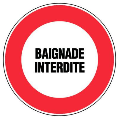  DISQUE BAIGNADE INTERDITE D300 