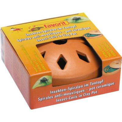  POT TERRE CUITE SPIRALES 2PCES 