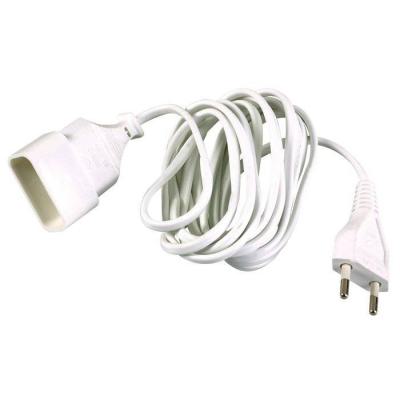  PROLONGATEUR BLANC 2X0,75MM 5M 