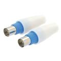  FICHES COAX DROITE D9,52 M/M 
