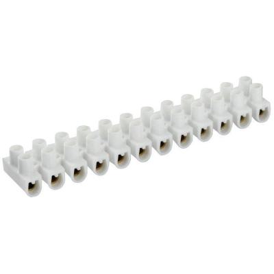  BARRETTE BLANC 6MM 12 BORNES 