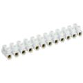  BARRETTE BLANC 10MM 12 BORNES 