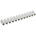  BARRETTE BLANC 16MM 12 BORNES 