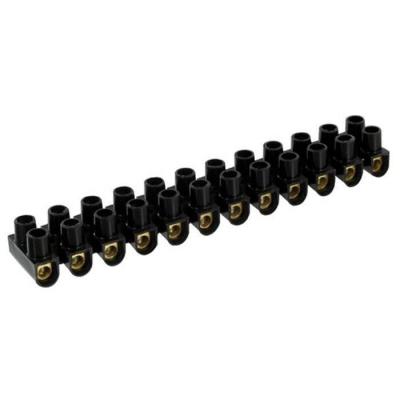 BARRETTE NOIR 10MM 12 BORNES 