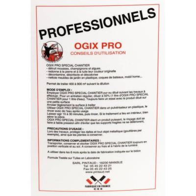  JAVEL TRAVAUX OGIXPRO 9,6% 20L 