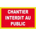  PANNEAU INTERDIT PUBLIC 