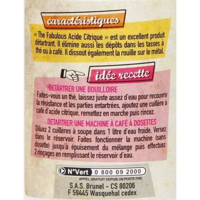  ACIDE CITRIQUE 400GR 