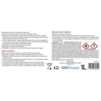  VERNIS BITUMEUX           1L 
