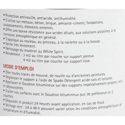  GOUDRON BITUMEUX          1L 