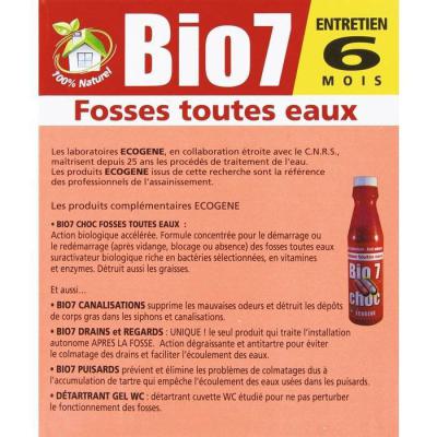  ENTRETIEN SPEC/FOSSE 6M BIO7 