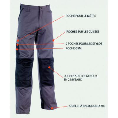  PANTALON MARS NOIR T40 