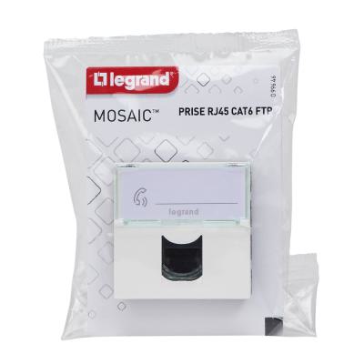  MOSAIC RJ45 CAT6 2MOD 
