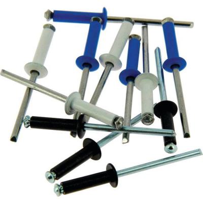  12 RIVETS ALU ASS BLC/NOIR/BL 