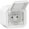 PLEXO 2P+T F/B BLANC SAILLIE 