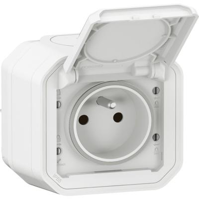 PLEXO 2P+T F/B BLANC SAILLIE 