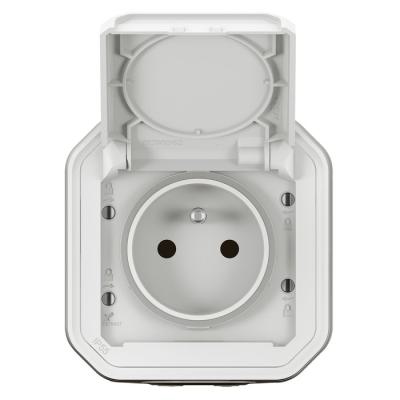  PLEXO 2P+T F/B BLANC SAILLIE 