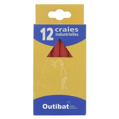  BOITE 12 CRAIES ROUGE 12CM 