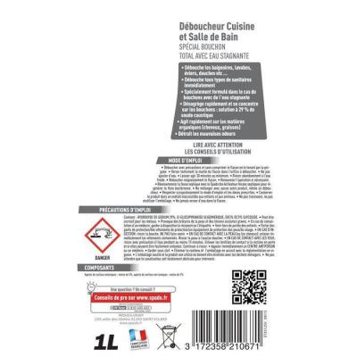  DEBOUCHEUR GEL SOUDE        1L 