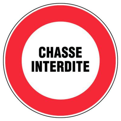  DISQUE SIG.CHASSE INTERDI D 21 